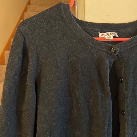 Black button up cardigan extra large Merona - Picture 2 of 16